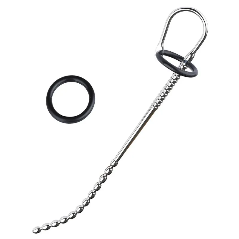 Stainless Steel Tige pour urètre courbée 25cm et 8mm